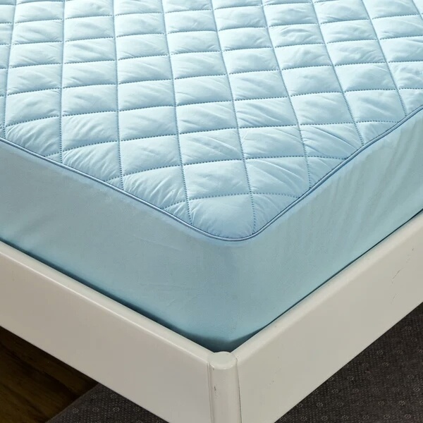Plaid Quilted Air Layer Waterproof Quilt Fitted Sheet