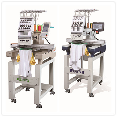 Single Head Computerized Embroidery Machine with 12/15 Colors