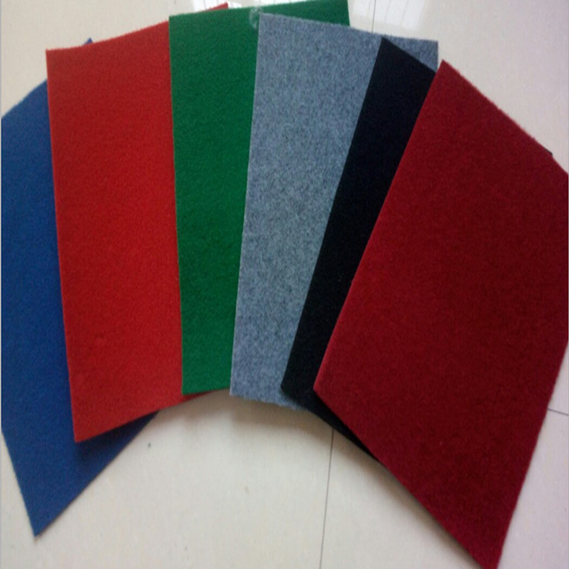 Polyester Fireresistant Plain Exhibition Carpet