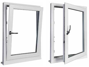 Double Glazing Aluminum Tilt and Turn Window with Fly Net