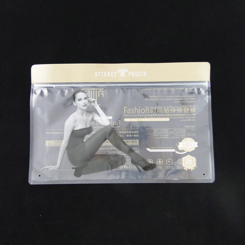 Laminated Clothes/Trousers Plastic Bag with Zipper