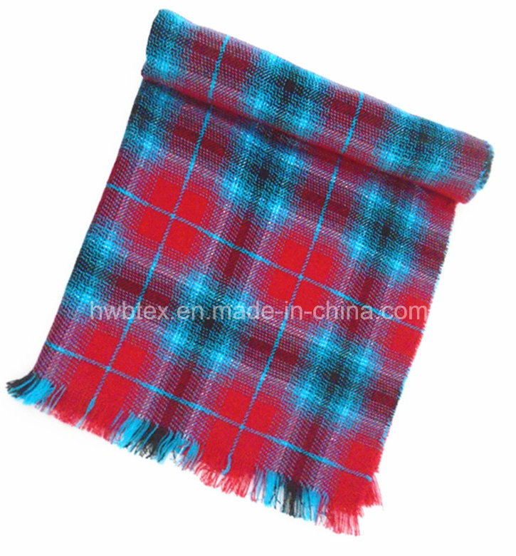 Classic Check Design Cashmere Imitation Oblong Shawl&Scarf (HWBAC15)