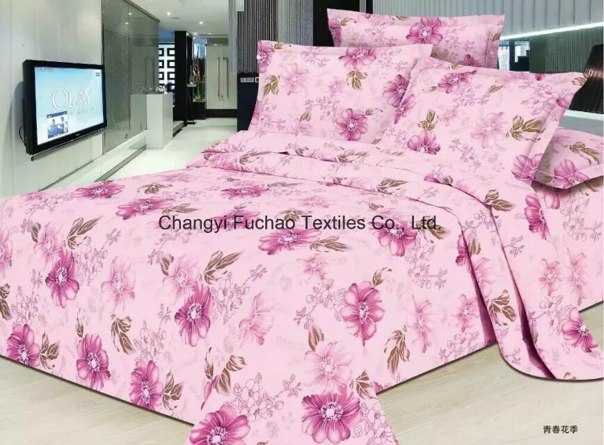 Polyester Very Light Disperse Printting Bedding Set T/C 65/35