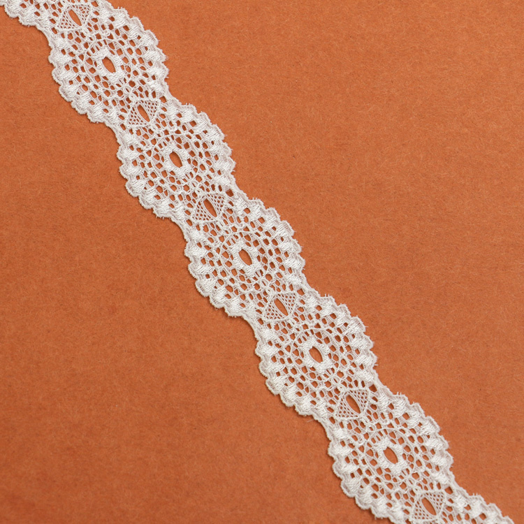 Lace Trim Decoration and Spandex: 10%, Nylon: 90% Material Chopper Bar Lace Trim