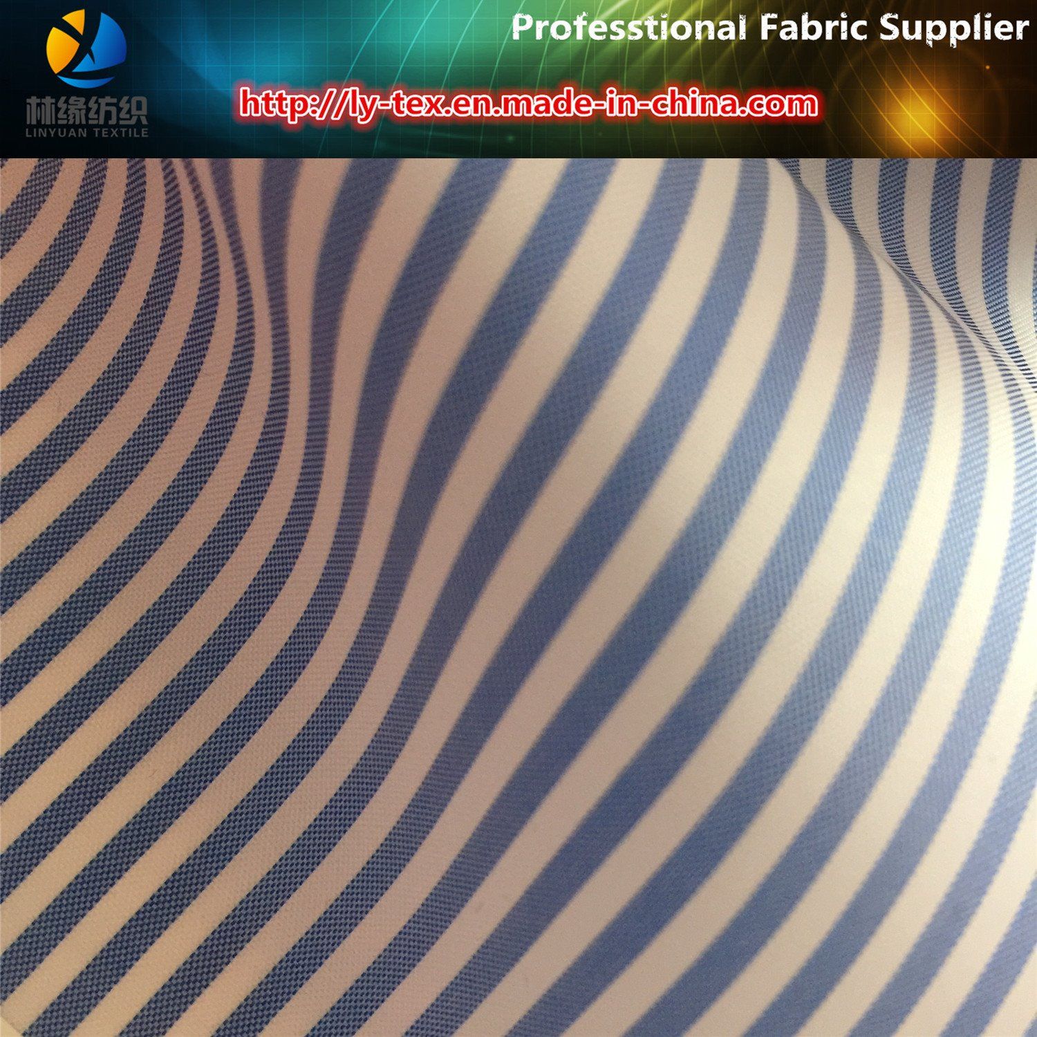 Upscale Men Suit Lining in Polyester Woven Stripe Fabric (S180.181)