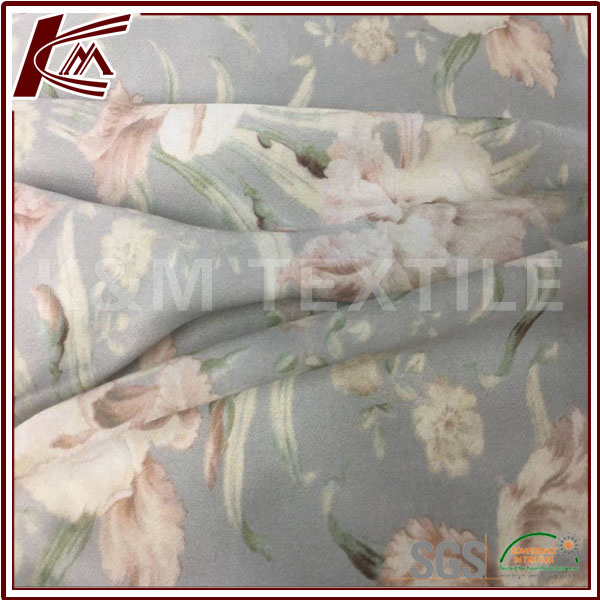 Floral Printed Not Be Static or Pilling 100% Viscose Fabric