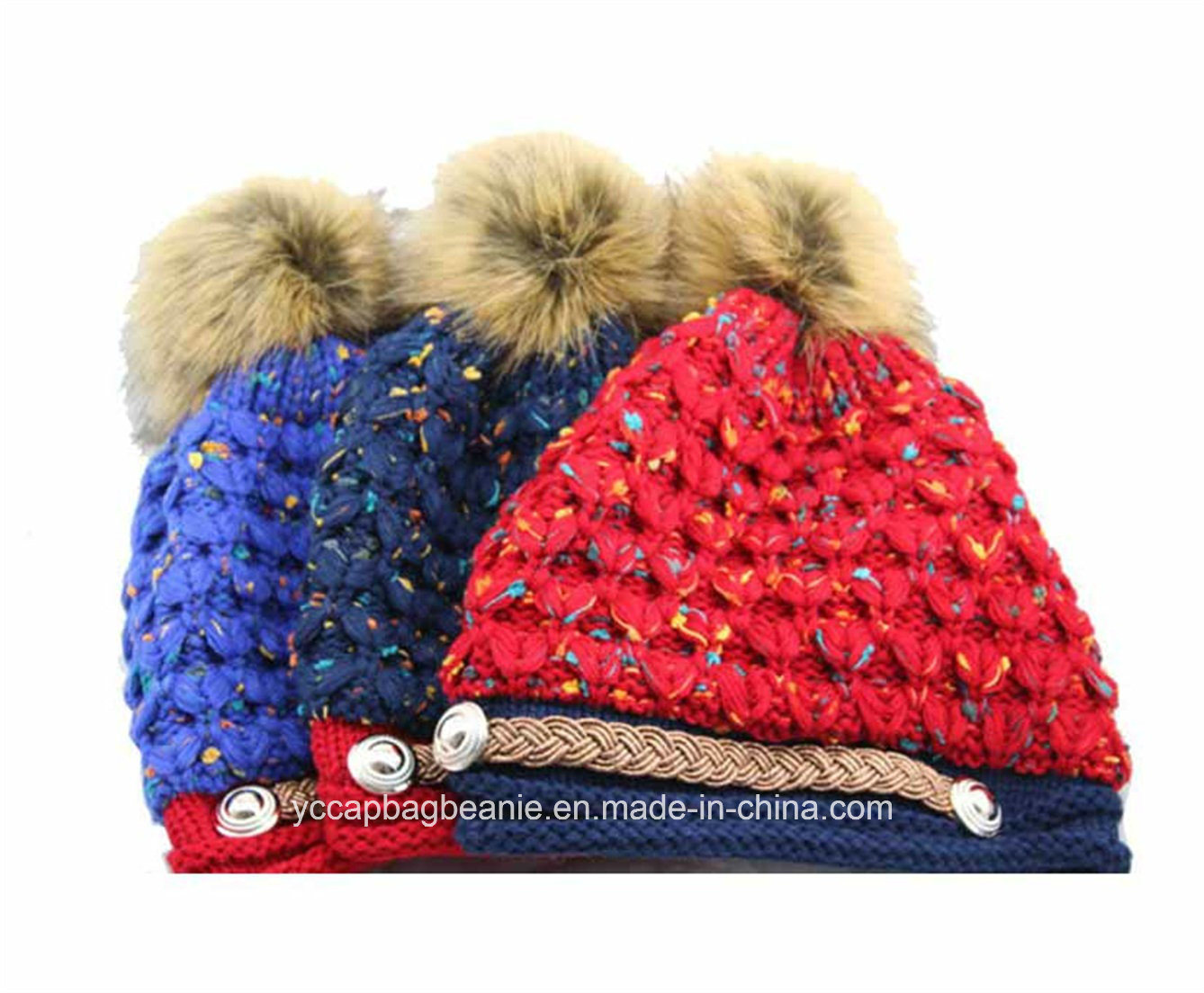 Promotion Cheap Pompon knitting Hat