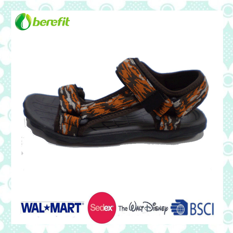 PU and Webbing Upper, TPR Sole, Men's Sandals