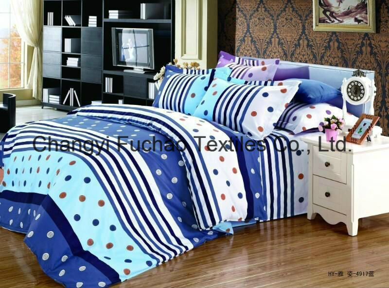Reactive Printing Comfortable T/C 65/35 Bedding Set