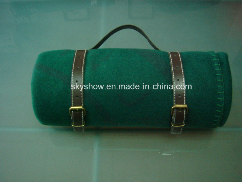 Fleece Blanket with PU Holder (SSB0200)