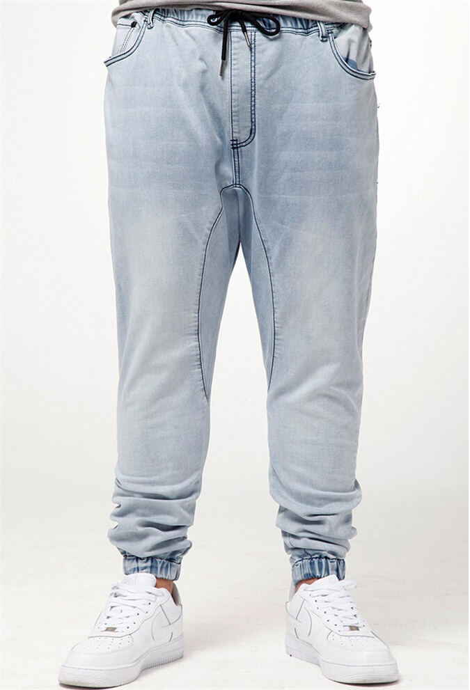 P11131 Plus Size 38-46 Men High Waist Harem Pants
