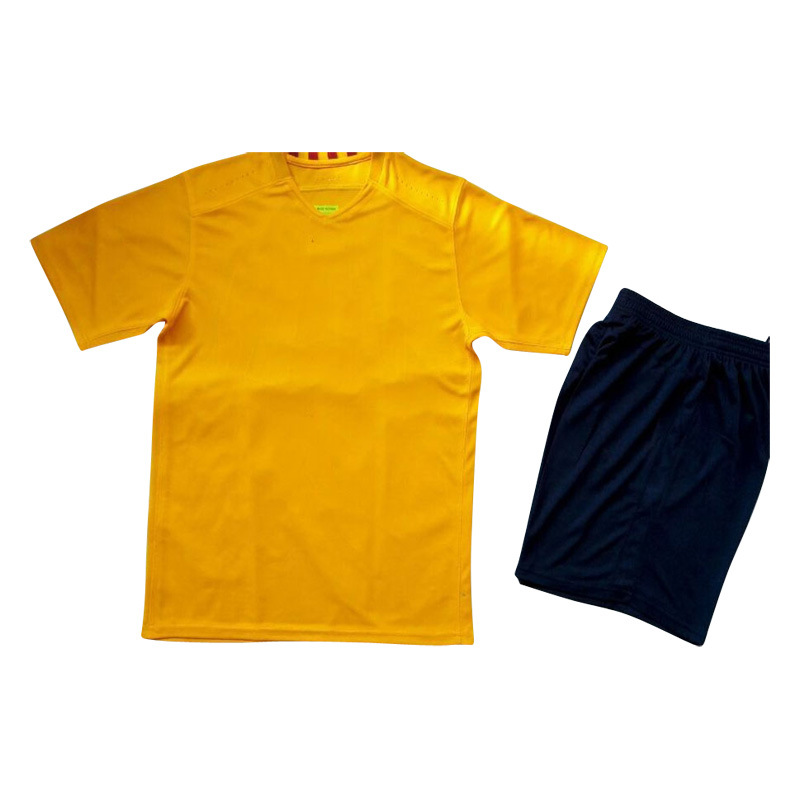 2015 Original Design Copy Yellow Soccer Jersey