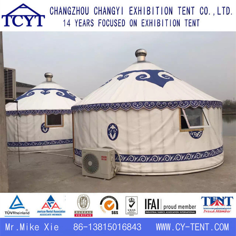 Large Luxury Ecotypic Outdoor Camping Event Mongolian Yurt Tent