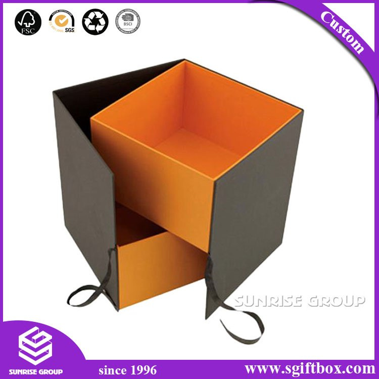Customized Paper Packaging Cosmetic Gift Simple Foldable Box