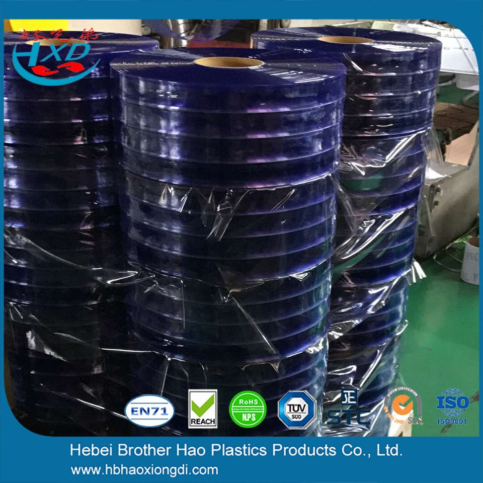 Nylon Thread Blue Standard Soft PVC Strip Curtain