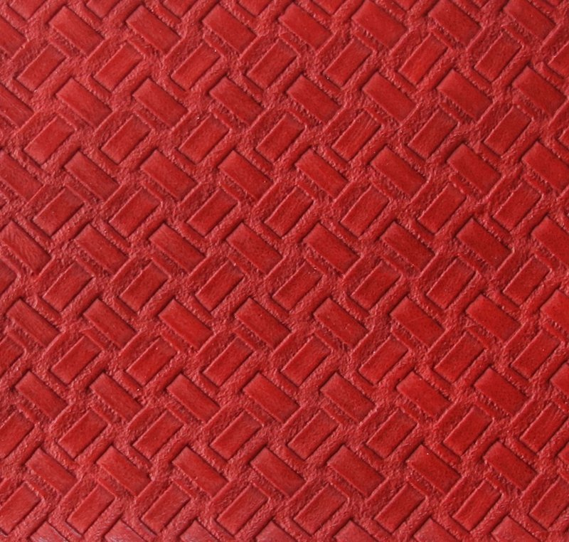 2017 1.0mm Woven Pattern PU PVC Leather for Bag (H267)