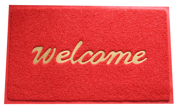PVC Coil Logo Mat/Carpet for Home Use