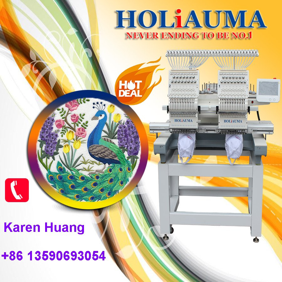 Holiauma Digital Latest Embroidery Machines Tajima Type with Free Designs