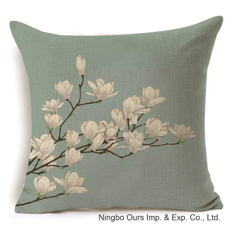 Textile Seat Cushion /Print Flax Cushion /Car Cushion /Sofa Cushion/Throw Pillow Case
