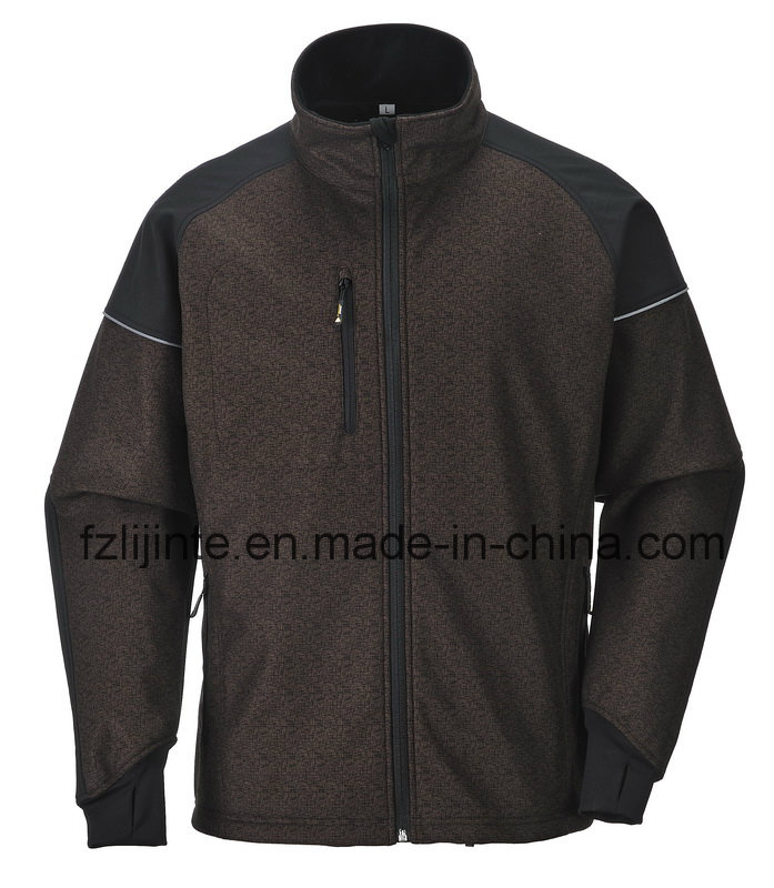 2016 Softshell Jacket Men's Workwear with Reflective Strips