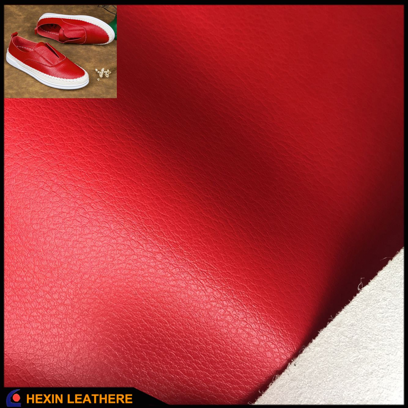 Soft Microfiber Leather for Shoes Making Hx-M1712
