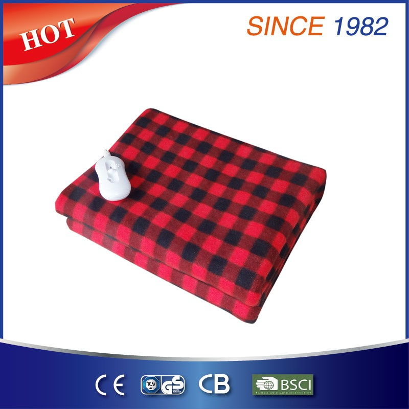 Comfortable Fleece Heated Blanket with Certificate