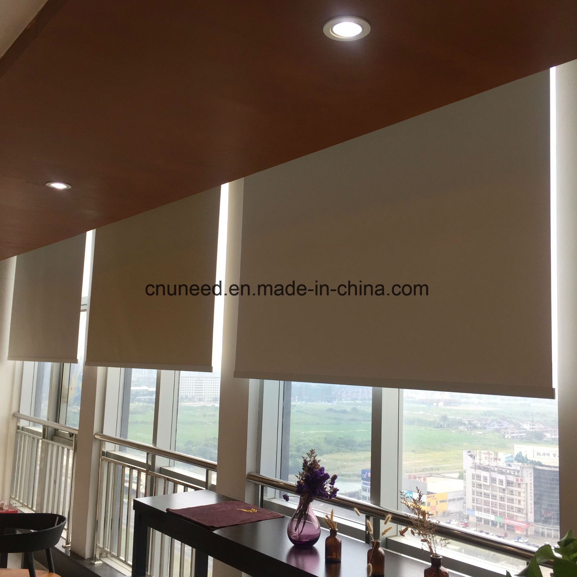 UV and Flame Retardant Fiberglass Blockout Window Curtain