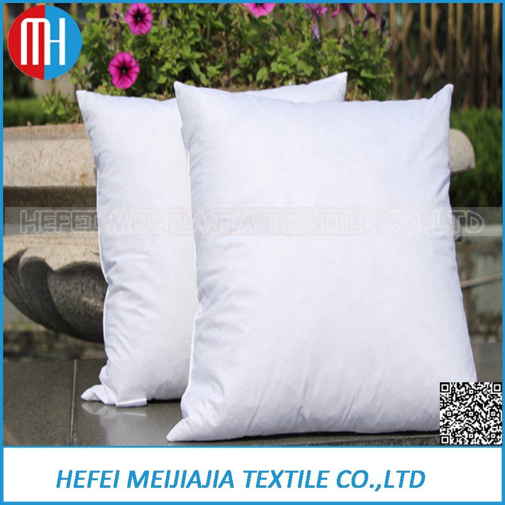 White Super Soft Cushion/Pillow Insert/Inner with Duck/Goose Feathers Filling