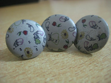Colorful Fabric Button for Garment