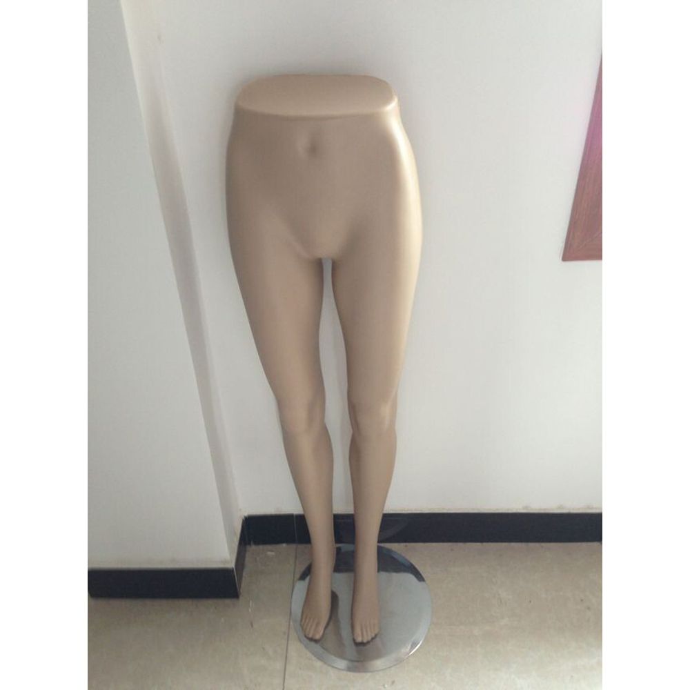 Hotsale Cheap Pants Mannequin with Round Chrome Metal Base