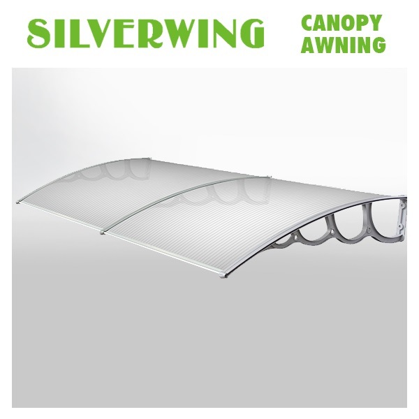 DIY Plastic Frame for Outdoor Canopy Polycarbonate Balcony Awning Design (YY-H)