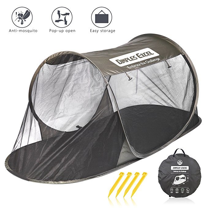Dimples Excel Single Instant Pop up Mosquito Net Automatic Self-Expanding Tent