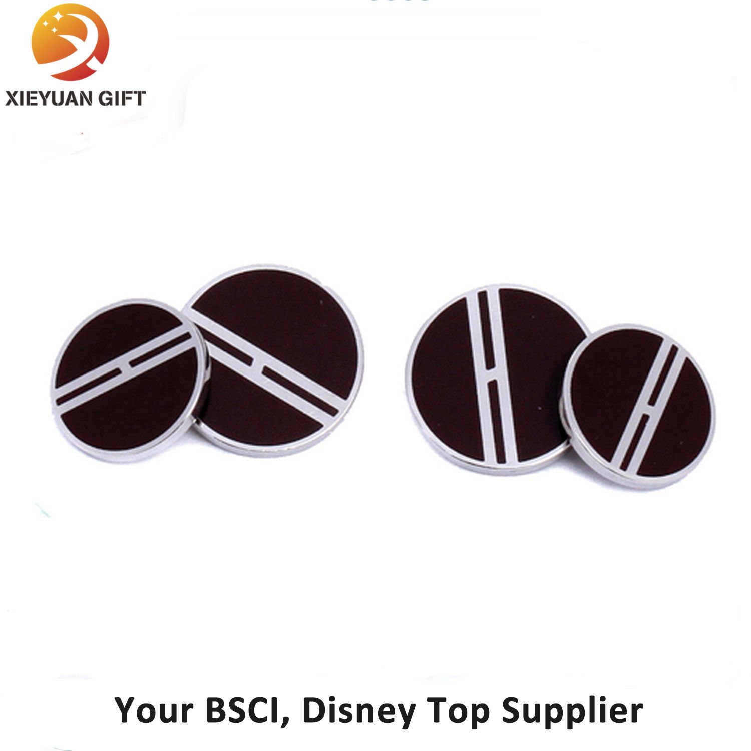 2015 New Soft Enamel Custom Men Cuff Link for Gifts
