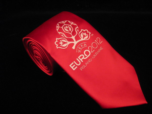 100% Silk/Polyester Custom Logo Uniform Tie (LG-001)