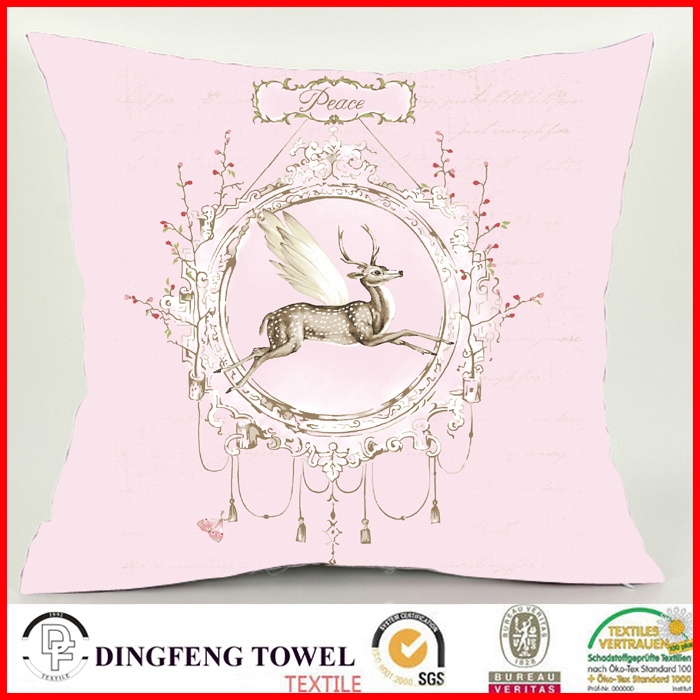 2016 New Design Luxury Printed Cushion Cover Df-C087