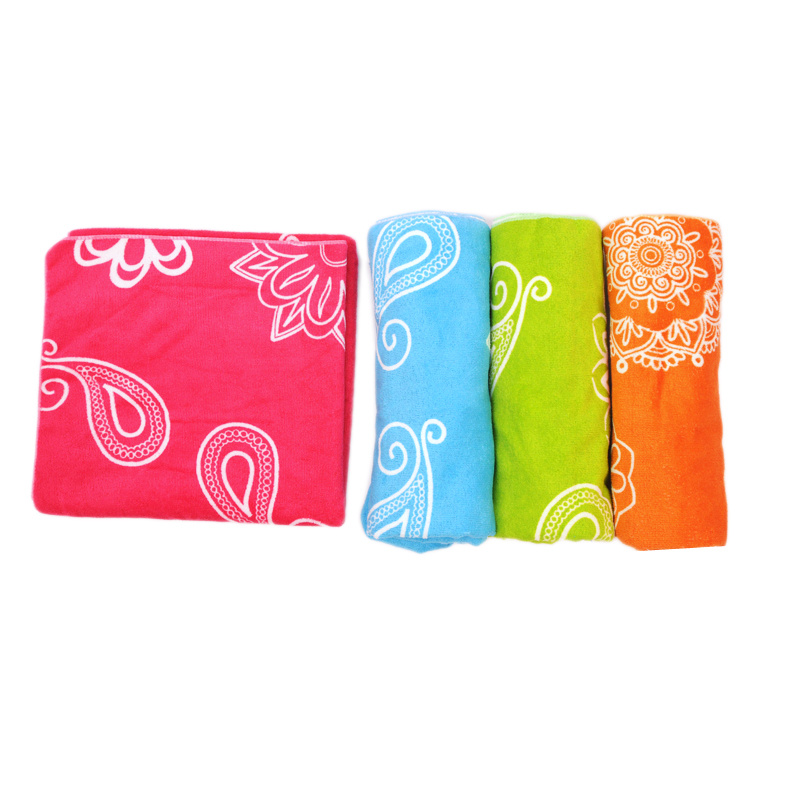 Printed Microfiber Beach Towel