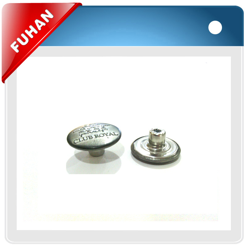 Men Jeans Metal Button for Germent