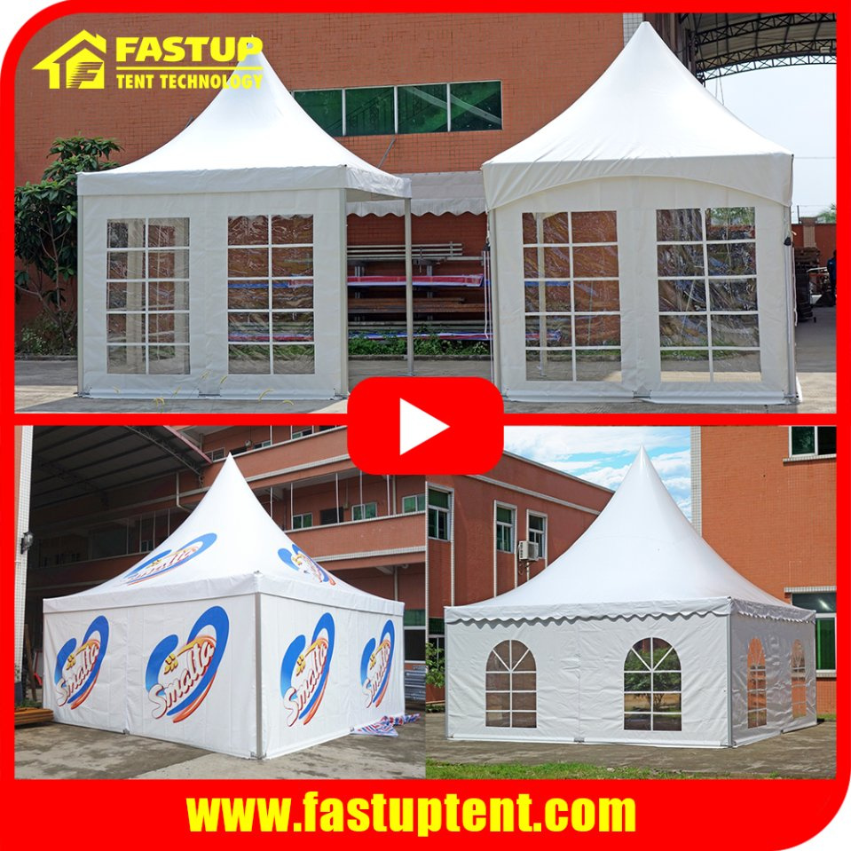 Gazebo Hexagon Pagoda Tent 3X3m 3 by 3 3X3 4X4m 4 by 4 4X4 5X5m 5 by 5 5X5 6X6m 6 by 6 6X6