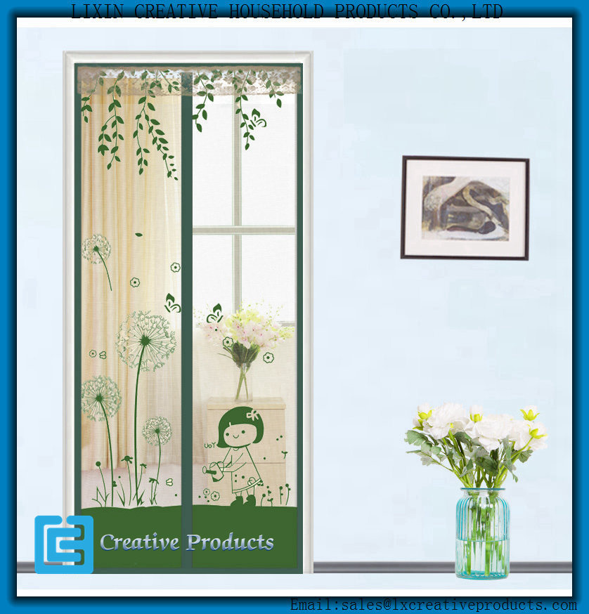 2017 Magnetic Insect Mesh Netting Insect Nets Beaded Curtains for Doors