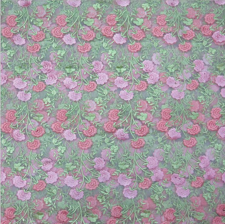 Hot Selling New Design Embroider Flower Lace Fabric
