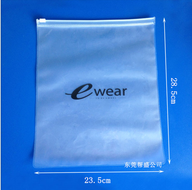 Dongguan Factory Custom EVA Zipper Bag Cleaar PVC Bag with Slider