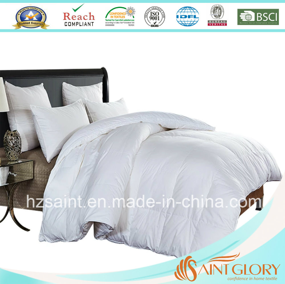 Solid Color Down Blanket White Goose Feather and Down Quilt