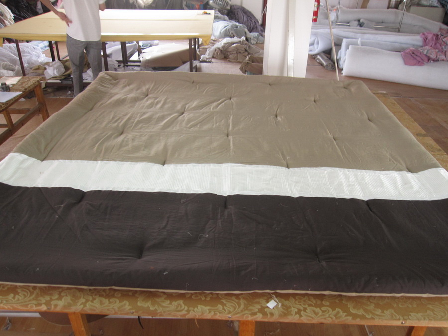 Color Block Patched Color Comforter