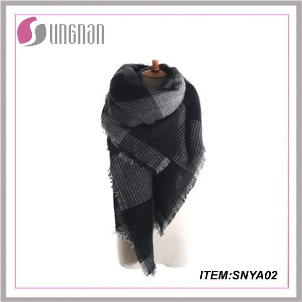 Yiwu New Arrival Print Tartan Scarf Pashmina Scarf Cashmere Scarf