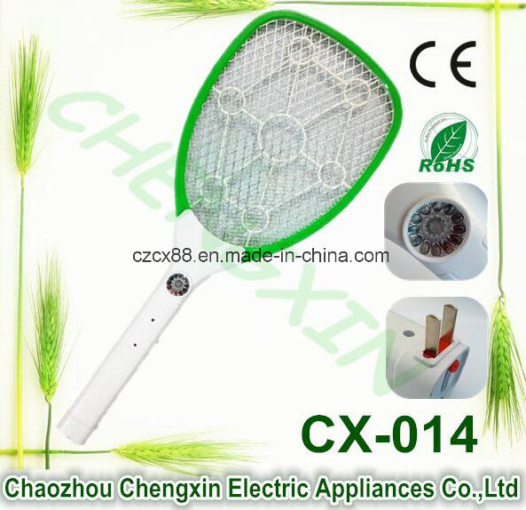 Factory Electronic ABS Mosquito Fly Trap Swatter with LED Repellent Zapper