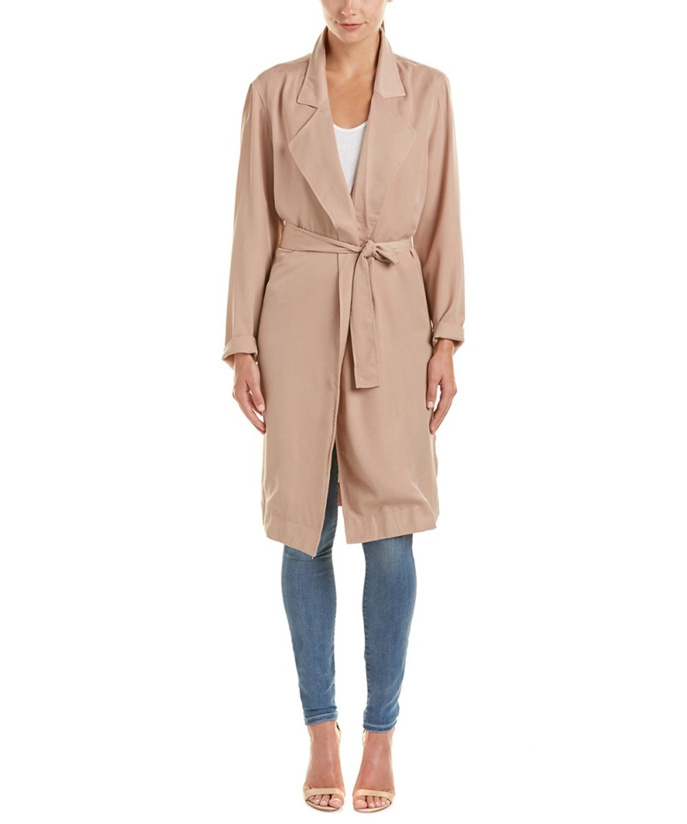 Hot Sale Women Slim Wholesale Belted Trench Coats