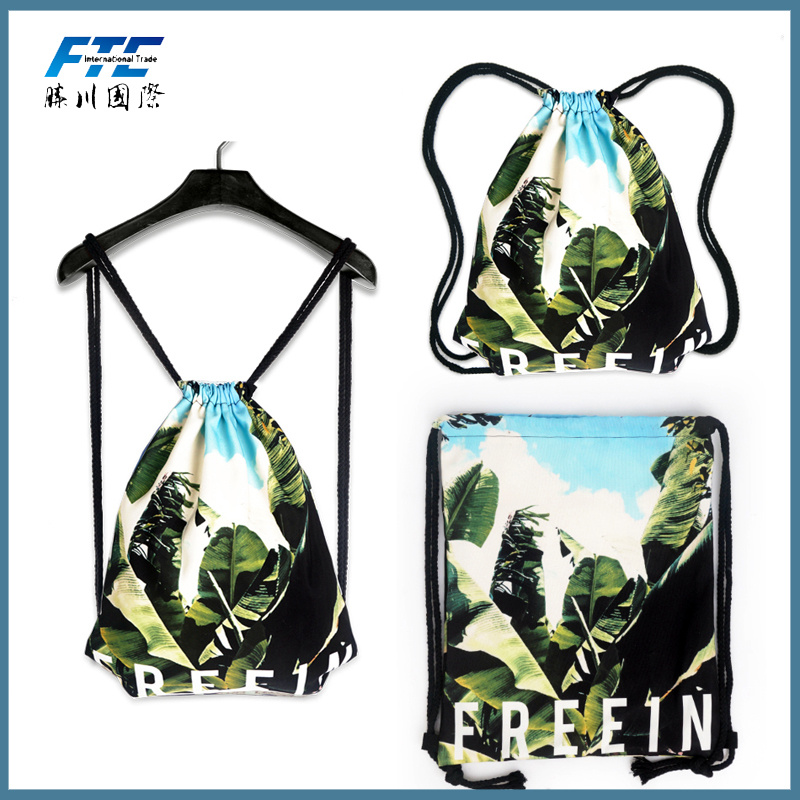 Polyester Drawstring Bag Custom Backpack Bag