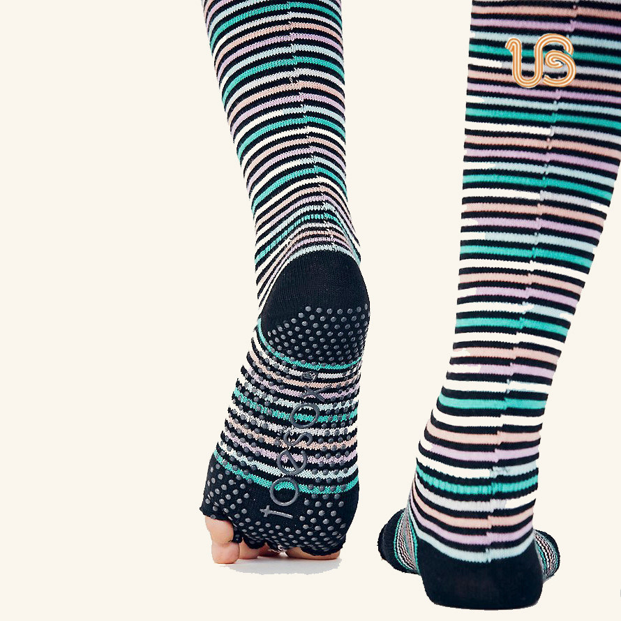 Long Yoga Sock with Open Toe