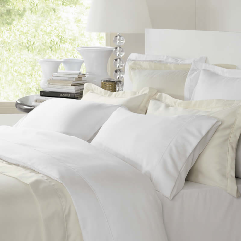 High Quality White Cotton King Size Sheet Sets Clearance