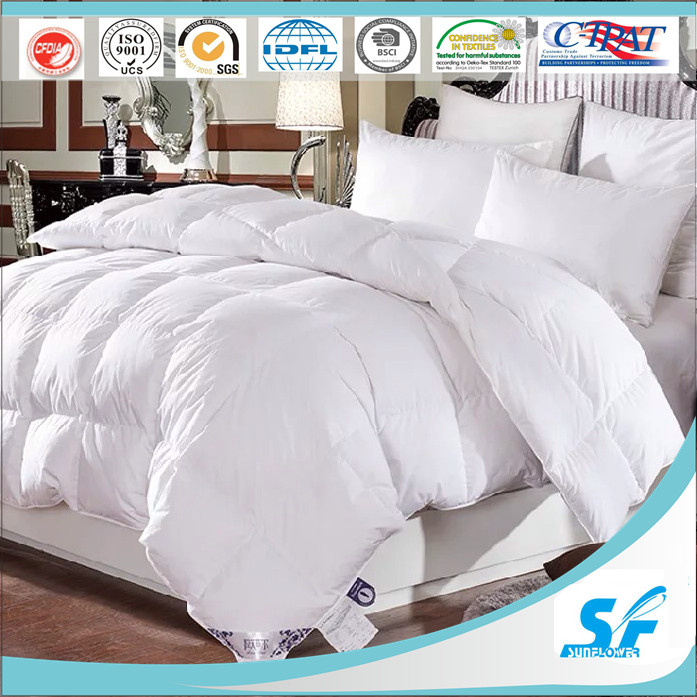 Solid Color Box Stitch 100% Polyester Down Alternative Comforter
